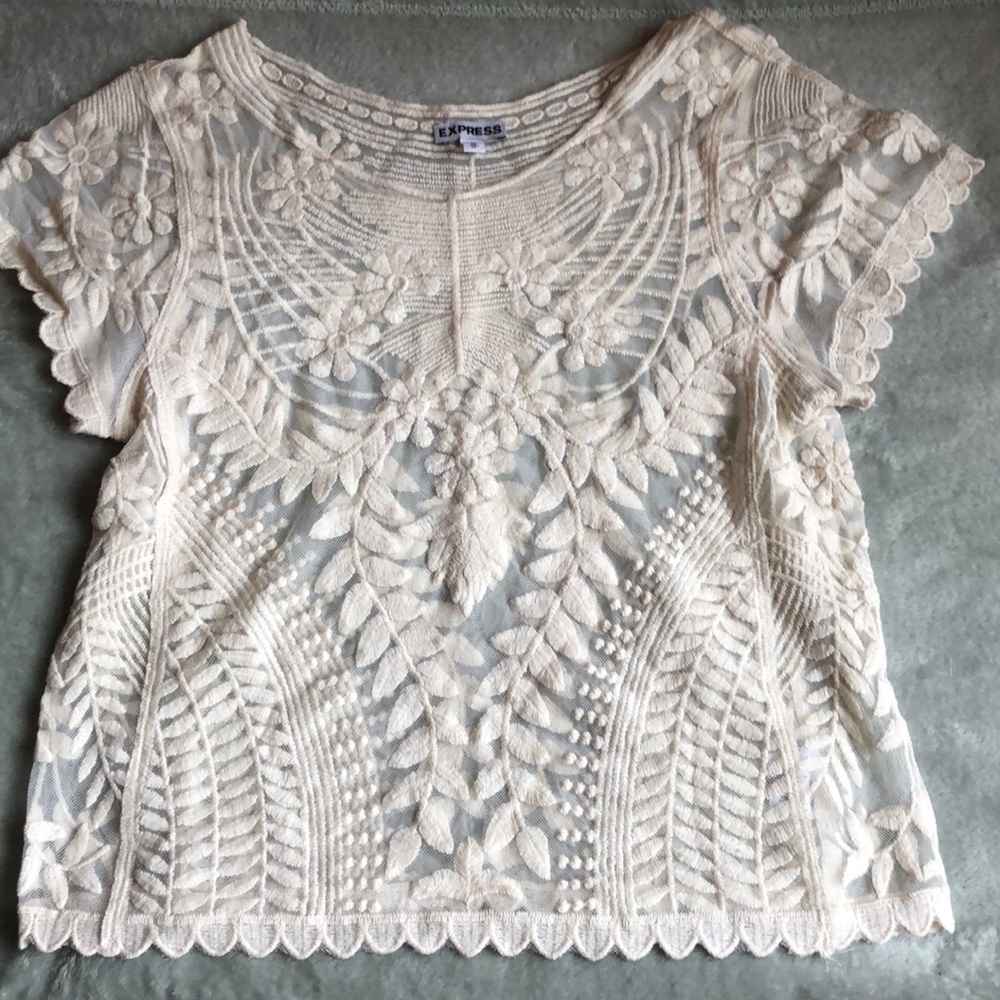 Express sheer top